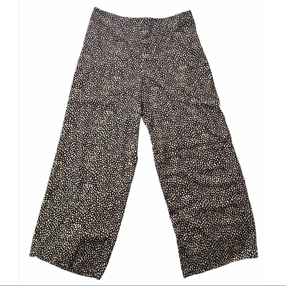 NWT Coldwater Creek Dotted Wide Leg Palazzo Pant